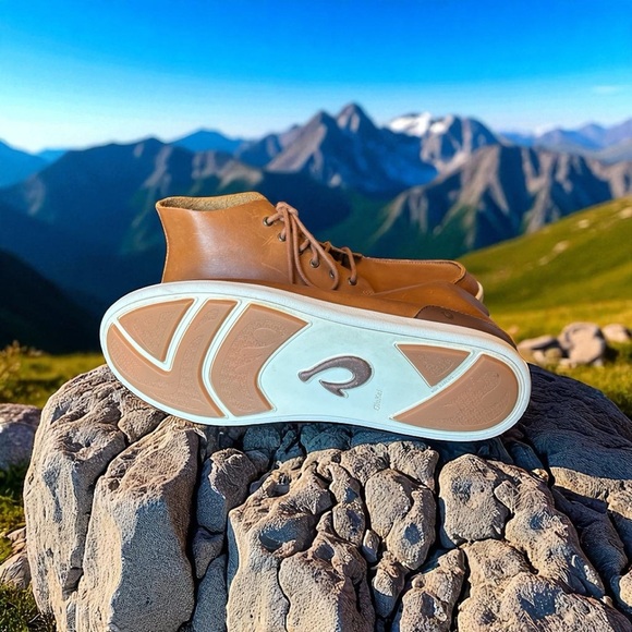 Men's OluKai Nalukai Tan Leather Chukka Boots. EU 44. - Picture 10 of 10